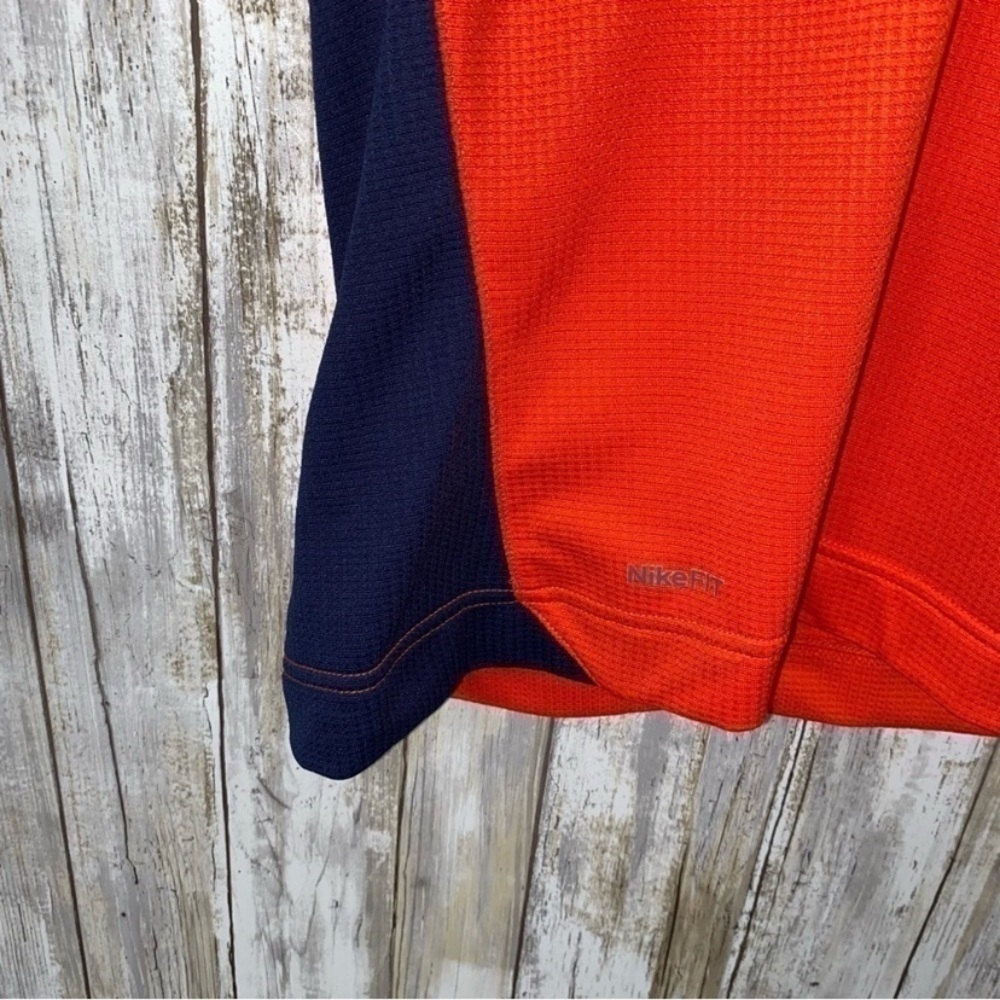 Nike Auburn Orange & Navy Embroidered Logo Polo - Picture 3 of 4